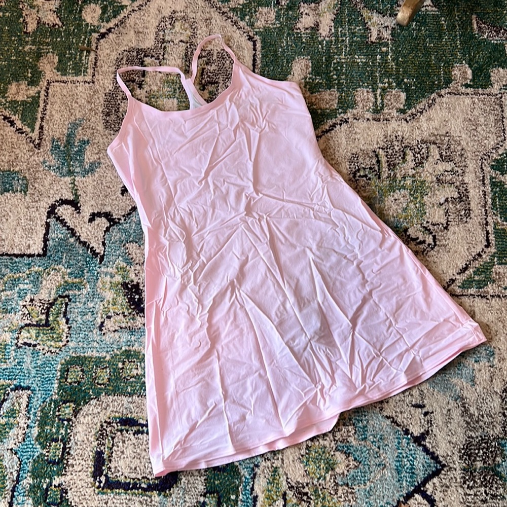 Light pink outdoor voices tennis dress.